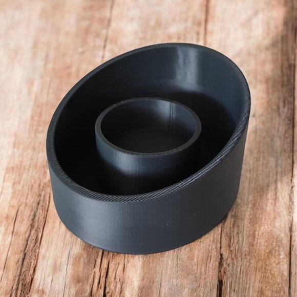 Modern Beveled Tealight Candle Holder w/LED Tea Light Multi-Color - Picture 3 of 15